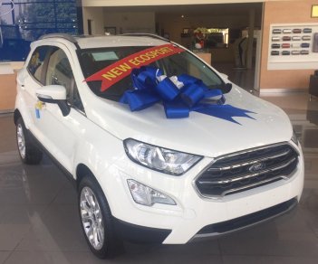 Ford EcoSport Titanium 2018 - Cần bán Ford EcoSport Titanium đời 2018, màu trắng, giá chỉ 648 triệu