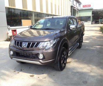 Mitsubishi Triton 4x4 AT Mivec 2018 - Bán Mitsubishi Triton 4x4 AT Mivec đời 2018, màu nâu, xe nhập