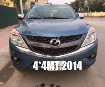 Mazda BT 50 2.2L 4x4 MT 2014 - AUto 183 bán Mazda BT 50 2.2L 4x4 MT đời 2014, màu xanh lam, nhập khẩu