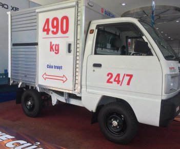 Suzuki Super Carry Truck 2018 - Bán xe Suzuki 490 kg, chạy trong giờ cấm, thùng kín cửa lùa