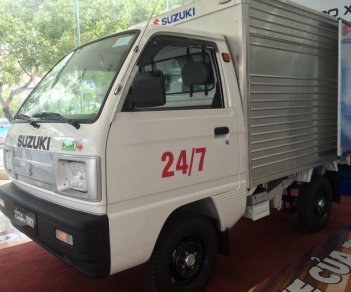 Suzuki Super Carry Truck 2018 - Bán xe Suzuki 490 kg, chạy trong giờ cấm, thùng kín cửa lùa