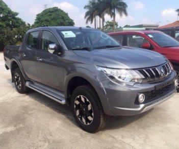 Mitsubishi Triton 4x4 AT Mivec 2018 - Bán xe Mitsubishi Triton 4x4 AT Mivec năm sản xuất 2018, màu xám, xe nhập, 755tr