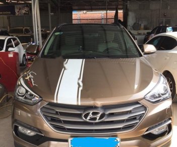 Hyundai Santa Fe 2016 - Bán Hyundai Santa Fe sản xuất năm 2016, màu nâu như mới