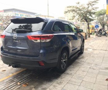 Toyota Highlander 2017 - Cần bán xe Toyota Highlander sản xuất 2017, màu xanh lam, nhập khẩu