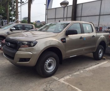 Ford Ranger XL 2017 - Bến Thành Tây Ninh giá xe bán tải Ford Ranger XL 2 cầu, số sàn, màu vàng cát cực đẹp, giao xe nhanh - LH 0898 482 248