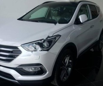 Hyundai Santa Fe 2.4L 4WD 2018 - Cần bán Hyundai Santa Fe 2.4L 4WD đời 2018, màu trắng