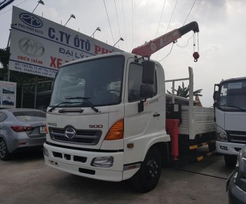 Xe chuyên dùng Xe tải cẩu   2017 - Bán xe tải cẩu Hino 5 Tấn 