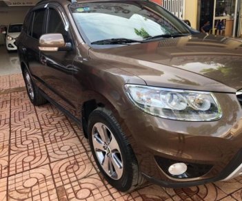 Hyundai Santa Fe 2012 - Cần bán lại xe Hyundai Santa Fe năm sản xuất 2012, màu nâu, nhập khẩu nguyên chiếc giá cạnh tranh