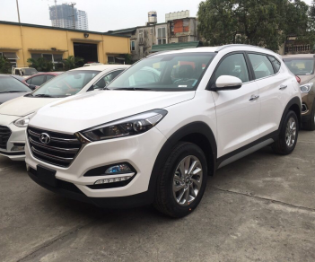 Hyundai Tucson   2018 - Bán Hyundai Tucson đời 2018 màu trắng, giá 760 triệu