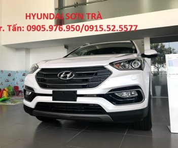 Hyundai Santa Fe 2018 - Hyundai Sơn Trà bán ô tô Hyundai Santa Fe 2018, màu trắng, nhập khẩu 3 cục Hàn Quốc, xe 7 chỗ Đà Nẵng