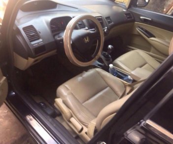 Honda Civic 2008 - Cần bán gấp Honda Civic năm 2008, màu đen xe gia đình