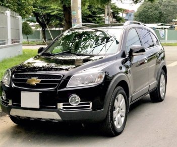 Chevrolet Captiva LTZ 2009 - Cần bán xe Chevrolet Captiva LTZ 2009 số tự động máy dầu màu đen