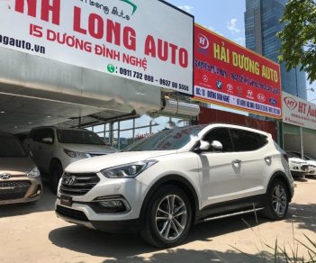 Hyundai Santa Fe   2016 - Bán Hyundai Santa Fe 2.2 diesel sản xuất năm 2016, màu trắng