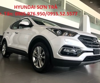 Hyundai Santa Fe 2018 - Hyundai Sơn Trà bán ô tô Hyundai Santa Fe 2018, màu trắng, nhập khẩu 3 cục Hàn Quốc, xe 7 chỗ Đà Nẵng
