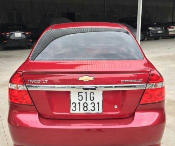 Chevrolet Aveo LT 1.4MT 2017 - Bán Chevrolet Aveo LT màu đỏ tươi, số sàn sản xuất 2017 biển Sài Gòn