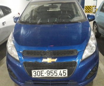 Chevrolet Spark LS 1.2 MT 2017 - Bán Chevrolet Spark LS 1.2 MT đời 2017, màu xanh lam ít sử dụng