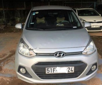 Hyundai Grand i10 1.2 AT 2016 - Bán Hyundai Grand i10 1.2 AT sản xuất 2016, màu bạc, nhập khẩu 