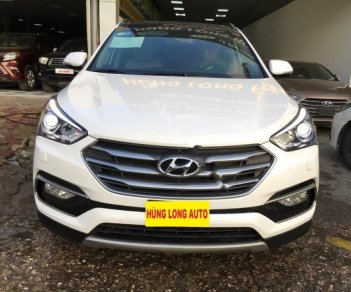 Hyundai Santa Fe 2.2 CRDi 4WD 2018 - Bán xe Hyundai Santa Fe 2.2 CRDi 4WD năm 2018, màu trắng