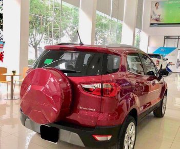 Ford EcoSport   2018 - Bán Ford EcoSport 1.5L Titanium 2018 màu đỏ giao ngay. Hỗ trợ vay 80%, LH: 090.217.2017
