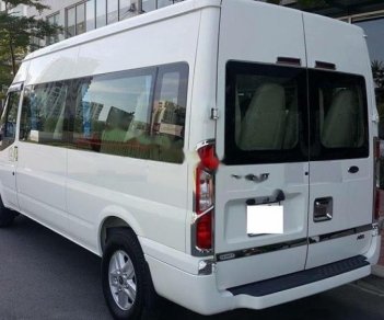 Ford Transit 2.4 Luxury 2016 - Bán ô tô Ford Transit 2.4 Luxury sản xuất năm 2016, màu trắng số sàn, giá chỉ 710 triệu