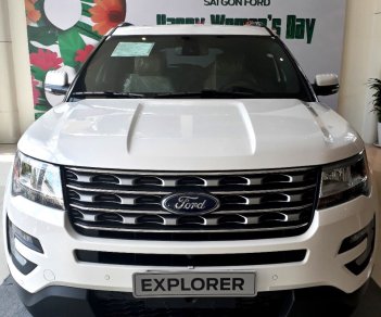 Ford Explorer 2.4 2017 - Cần bán Ford Explorer 2.4 đời 2017, màu trắng, nhập khẩu nguyên chiếc