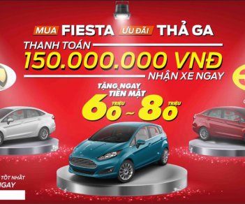 Ford Fiesta Titanium 2018 - Bán Ford Fiesta sản xuất 2018 màu nâu, giá chỉ 560 triệu