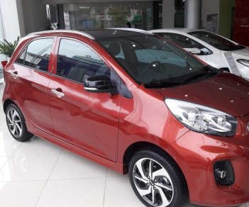 Kia Morning S AT 2018 - Bán Kia Morning S AT sản xuất năm 2018, màu đỏ, giá 390tr