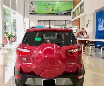 Ford EcoSport   2018 - Bán Ford EcoSport 1.5L Titanium 2018 màu đỏ giao ngay. Hỗ trợ vay 80%, LH: 090.217.2017