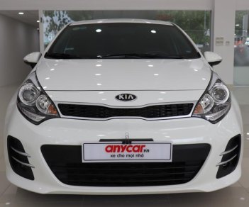 Kia Rio 1.4 AT 2015 - Bán xe Kia Rio 1.4 AT đời 2015, màu trắng, nhập Hàn, bao test