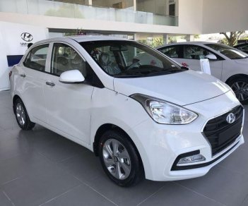 Hyundai Grand i10 2018 - Cần bán lại xe Hyundai Grand i10 năm sản xuất 2018, màu trắng, giá tốt