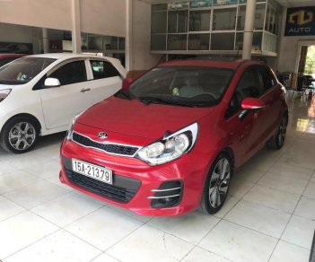 Kia Rio 1.4 AT 2016 - Bán Kia Rio 1.4 AT sản xuất năm 2016, màu đỏ, nhập khẩu, giá tốt