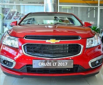 Chevrolet Cruze LT 2018 - Bán Chevrolet Cruze LT 2018, màu đỏ, giá chỉ 589 triệu