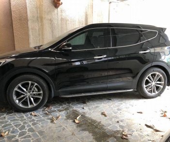 Hyundai Santa Fe 2016 - Bán xe Hyundai Santa Fe máy dầu SX 2016, màu đen