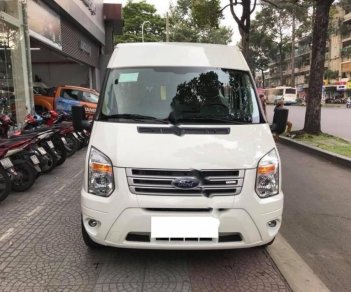 Ford Transit 2.4 Luxury 2016 - Bán ô tô Ford Transit 2.4 Luxury sản xuất năm 2016, màu trắng số sàn, giá chỉ 710 triệu