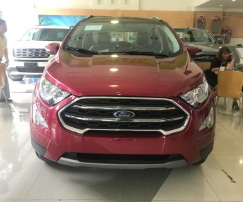 Ford EcoSport Titanium 2018 - Bán xe Ford Ecosport Titanium 2018 phiên bản mới, giá 643 triệu, vay 80% lãi suất 0.68%/tháng cố định 3 năm