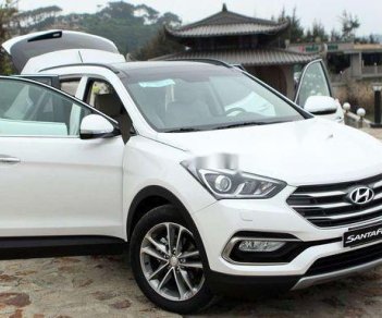 Hyundai Santa Fe 2016 - Cần bán Hyundai Santa Fe năm 2016, màu trắng như mới