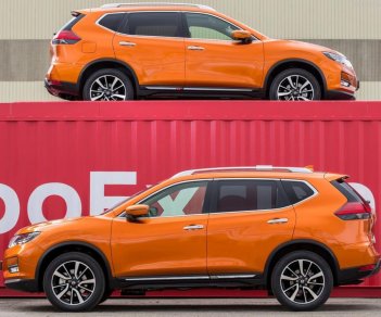 Nissan X trail 2.5 SV 4WD  2018 - Bán Nissan X trail 2.5 SV 4WD năm sản xuất 2018, màu vàng, giao xe sớm nhất miền Bắc