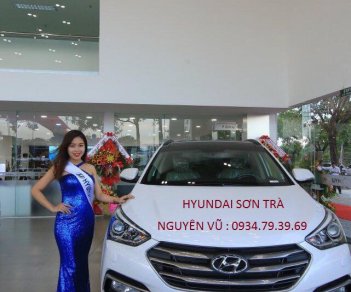 Hyundai Santa Fe E 2018 - Bán Santa Fe 2018, hỗ trợ vay đến 90%, giá tốt nhất miền trung