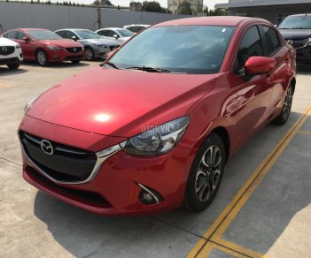 Mazda 2 2018 - Bán Mazda 2 Sedan đỏ, hỗ trợ ngân hàng: Trả trước 148 triệu, giao xe tận nhà. LH trực tiếp 0932326725