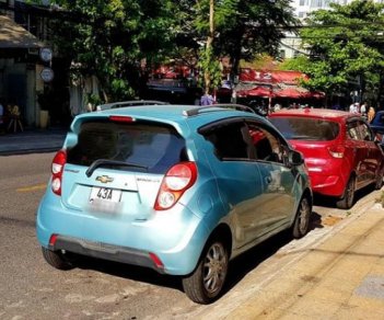 Chevrolet Spark LTZ 1.0 AT 2014 - Bán Chevrolet Spark LTZ 2014, màu xanh lam số tự động, giá 248tr