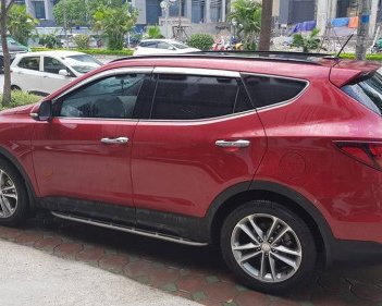 Hyundai Santa Fe   2.2 AT  2017 - Cần bán xe Hyundai Santa Fe 2.2 AT đời 2017, màu đỏ