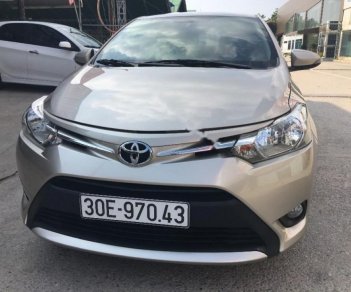 Toyota Vios 1.5E 2017 - Bán Toyota Vios 1.5E năm 2017, màu vàng chính chủ, 515tr