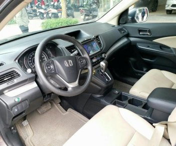 Honda CR V 2.0 2016 - Bán Honda CR-V 2.0 AT sản xuất 12/2016 màu nâu, nội thất kem, số tự động, biển Hà Nội