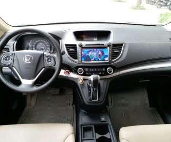 Honda CR V 2.0 2016 - Bán Honda CR-V 2.0 AT sản xuất 12/2016 màu nâu, nội thất kem, số tự động, biển Hà Nội