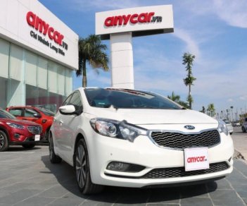 Kia K3 1.6 AT 2015 - Cần bán Kia K3 1.6 AT đời 2015, màu trắng, giá 554tr