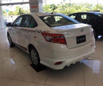 Toyota Vios 1.5E CVT 2018 - Bán ô tô Toyota Vios 1.5E CVT sản xuất năm 2018, màu trắng, 510tr