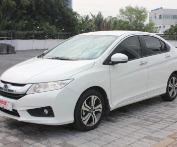 Honda City 1.5CVT 2016 - Bán ô tô Honda City 1.5 bản CVT sản xuất 2016, màu trắng, giá siêu tốt