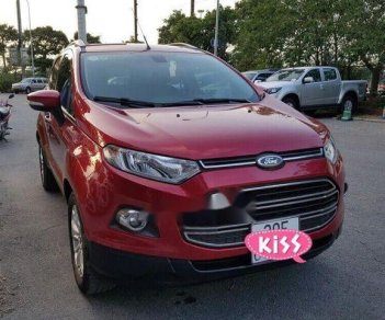 Ford EcoSport   Titanium 2014 - Cần bán xe Ford EcoSport Titanium đời 2014, màu đỏ chính chủ, giá chỉ 505 triệu