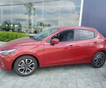 Mazda 2 2018 - Trả trước 148 triệu lấy ngay xe Mazda 2 HB đỏ, lãi suất hấp dẫn, bảo hành chính hãng 0932326725