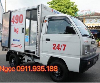 Suzuki Super Carry Truck SD490 2018 - Bán Suzuki Super Carry Truck SD490 cửa lùa, chạy được phố cấm, màu trắng, LH 0911.935.188